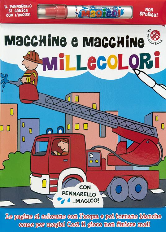 Macchine e macchine millecolori. Con gadget - Agnese Gomboli - copertina