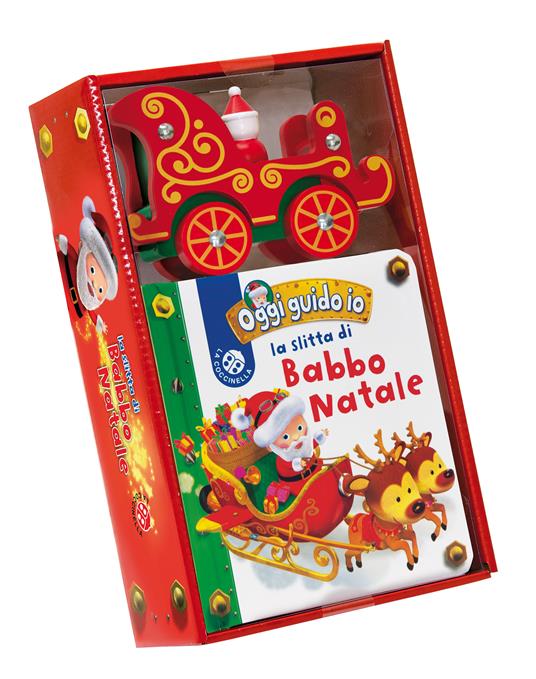 La slitta di Babbo Natale. Blu oggi guido io. Ediz. a colori. Con Giocattolo - Emilie Beaumont,Nathalie Bélineau,Alexis Nesme - 2