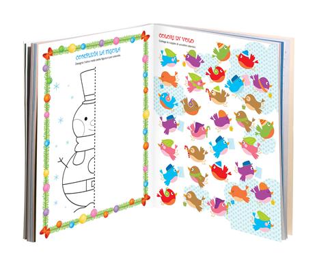 Gioco e coloro aspettando il Natale. 180 pagine di attività per bambini da 3-7 anni. 176 pagine di attività. Ediz. a colori - 2