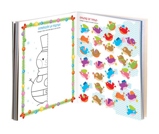 Gioco e coloro aspettando il Natale. 180 pagine di attività per bambini da 3-7 anni. 176 pagine di attività. Ediz. a colori - 2