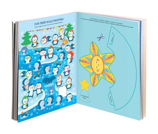 Gioco e coloro aspettando il Natale. 180 pagine di attività per bambini da 3-7 anni. 176 pagine di attività. Ediz. a colori - 3