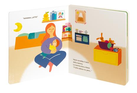 Mamma, latte! Adesso no, però... Un libro-gioco che accompagna bimbi e genitori dalle poppate a nuove attività. Ediz. a colori - Giorgia Cozza,Ilaria Faccioli - 2