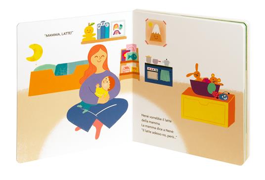 Mamma, latte! Adesso no, però... Un libro-gioco che accompagna bimbi e genitori dalle poppate a nuove attività. Ediz. a colori - Giorgia Cozza,Ilaria Faccioli - 2