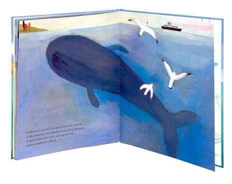 Solo una goccia. Storia di una balena e del pettirosso che voleva salvarla. Ediz. a colori - Gabriele Clima,Simona Mulazzani - 8