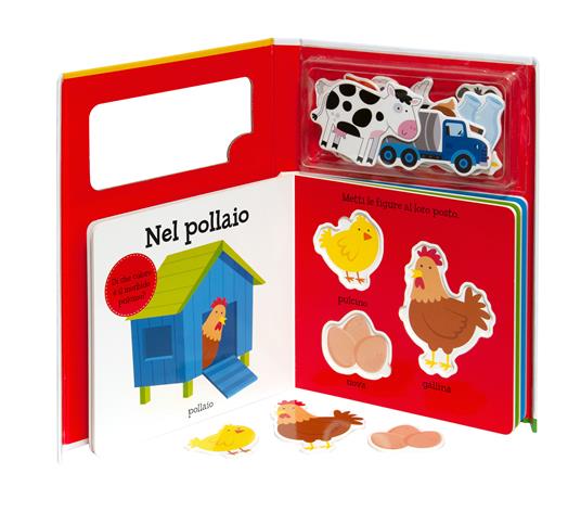 La fattoria. Gioco e imparo. Ediz. a colori. Con 12 sagome colorate - 3