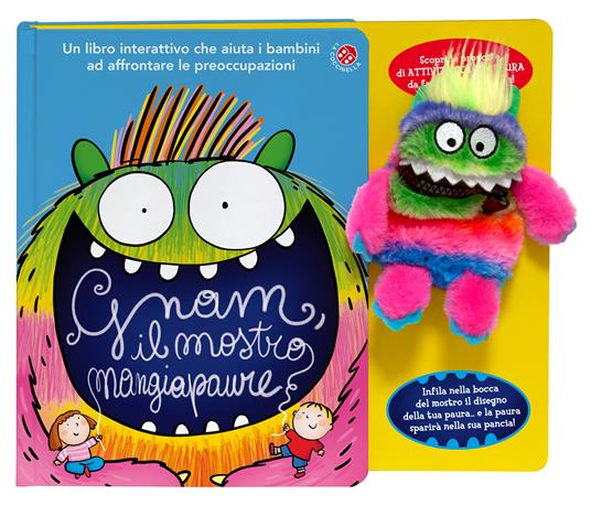 Gnam, il mostro mangiapaure. Ediz. a colori. Con peluche - Febe Sillani - 10