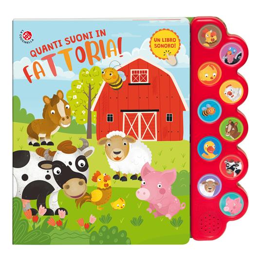 Quanti suoni in fattoria! Libro sonoro. Ediz. a colori - copertina