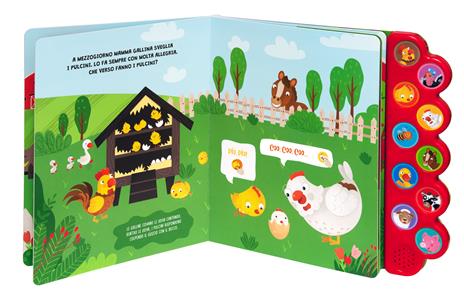 Quanti suoni in fattoria! Libro sonoro. Ediz. a colori - 3