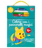 Coloro con i pennarelli magici 4+. Con pennarelli