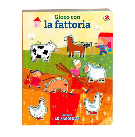 Gioco con la fattoria. Ediz. a colori - Francesca Crovara,Gabriele Clima - copertina