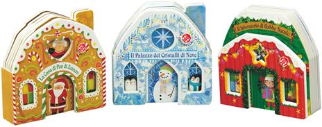 Le mie casette di Natale: La Casa di Pan di Zenzero-Il Laboratorio di Babbo Natale-Il Palazzo dei Cristalli di Neve - copertina