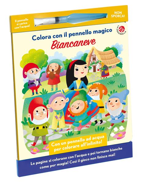Biancaneve. Colora con il pennello magico. Ediz. illustrata. Con gadget - Francesca Galmozzi - 2