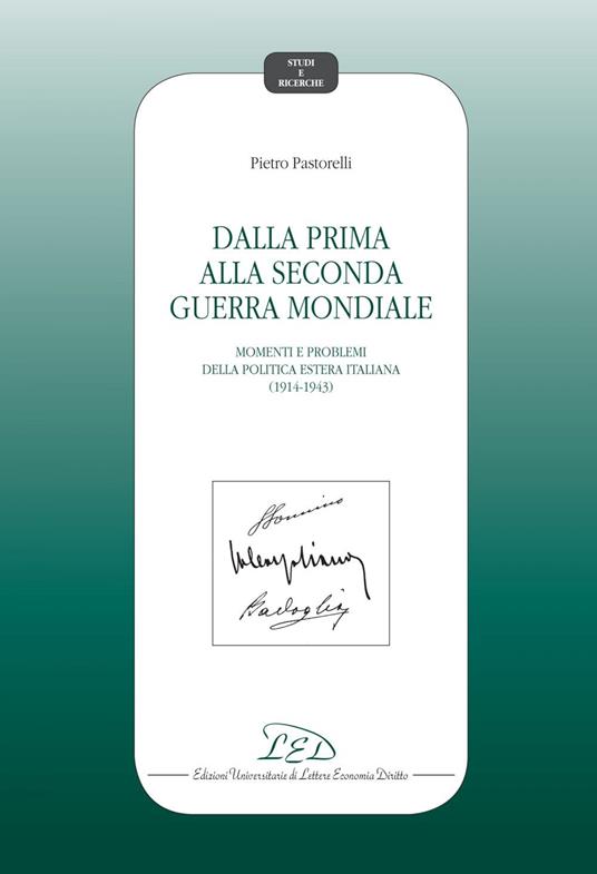 Dalla Prima alla Seconda Guerra Mondiale - Pietro Pastorelli - ebook