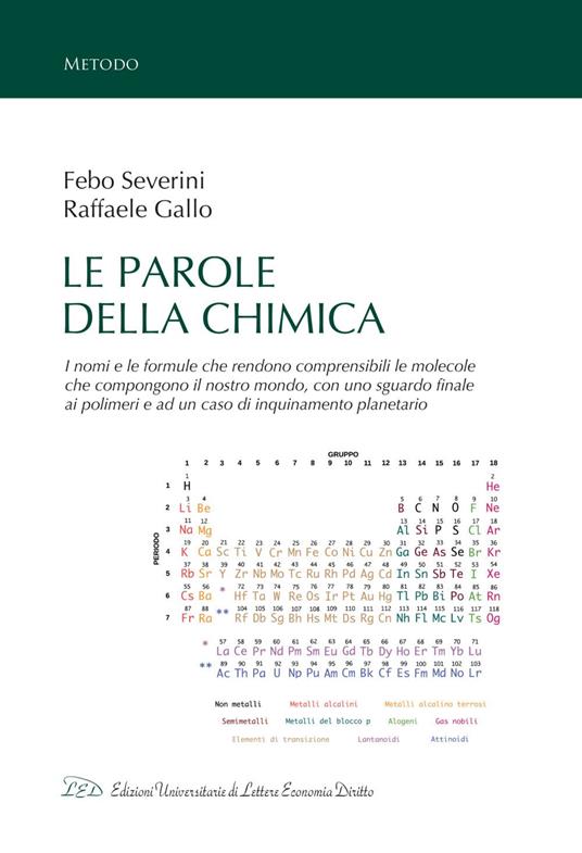 Le Parole della Chimica - Raffaele Gallo,Febo Severini - ebook