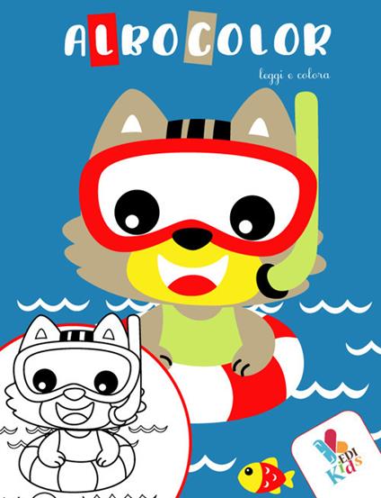 Albocolor. Leggi e colora. Ediz. illustrata - copertina