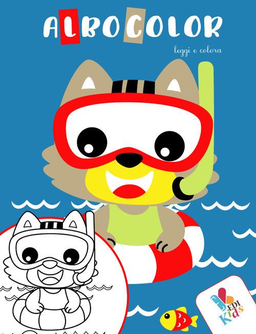 Albocolor. Leggi e colora. Ediz. illustrata - copertina