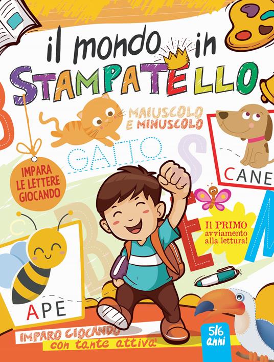 Il mondo in stampatello. Ediz. illustrata - copertina