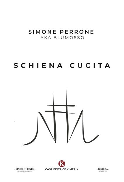 Schiena cucita - Simone Perrone - copertina