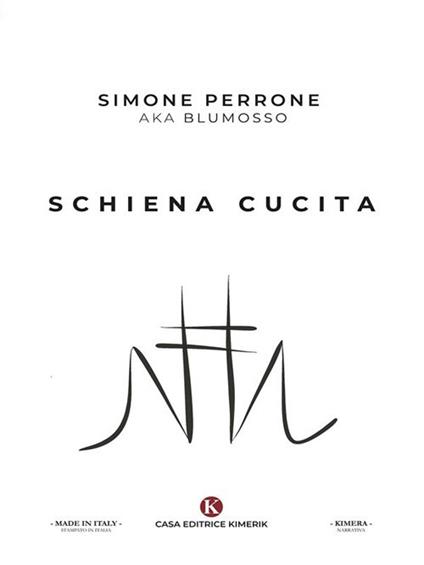 Schiena cucita - Simone Perrone - ebook