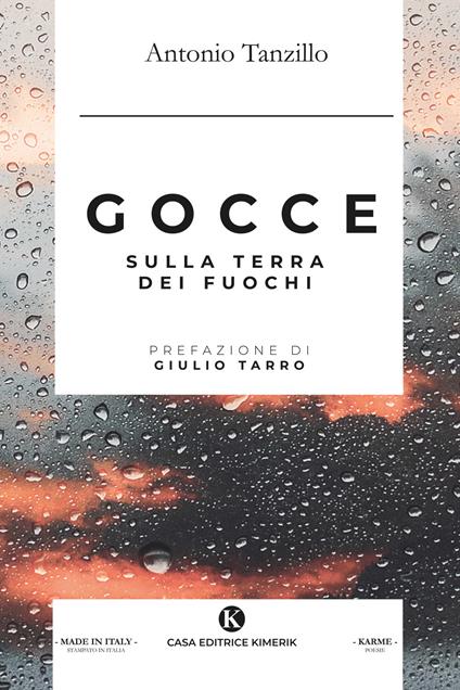Gocce sulla terra dei fuochi - Antonio Tanzillo - copertina