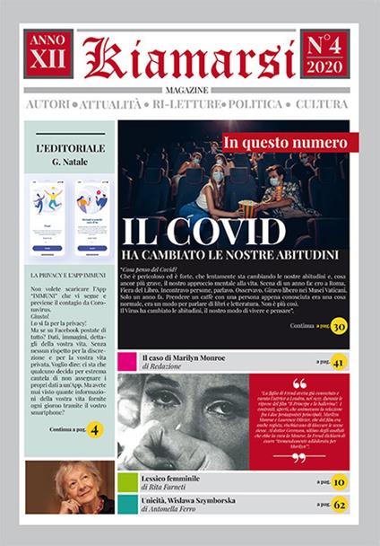 Kiamarsi Magazine (2020). Vol. 4 - copertina
