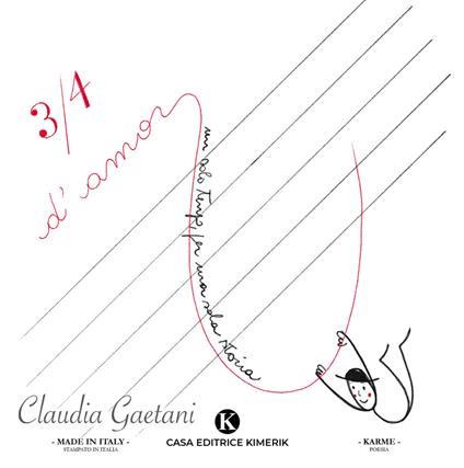 3/4 d'amor - Claudia Gaetani - copertina