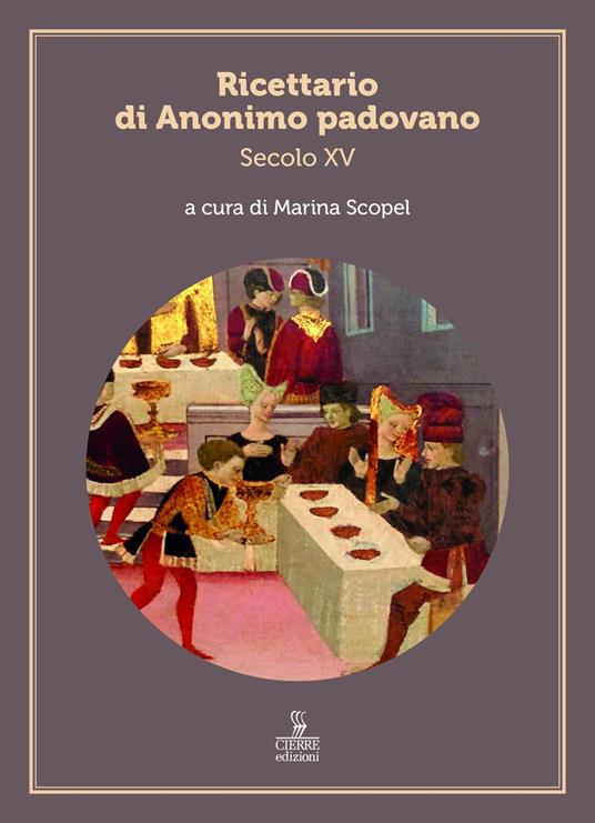Ricettario di Anonimo padovano. Secolo XV - copertina
