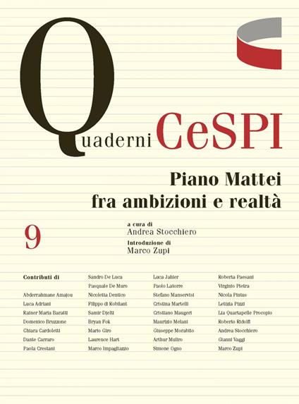 Piano Mattei - Andrea Stocchiero - ebook