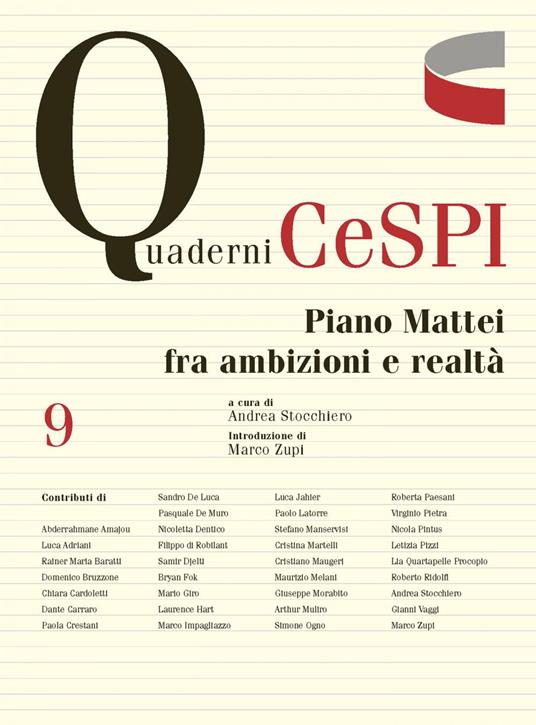 Piano Mattei - Andrea Stocchiero - ebook