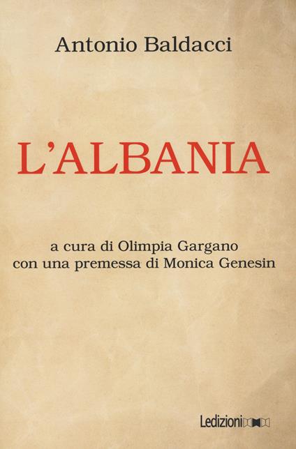 L'Albania - Antonio Baldacci - copertina