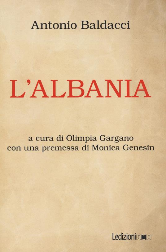 L'Albania - Antonio Baldacci - copertina