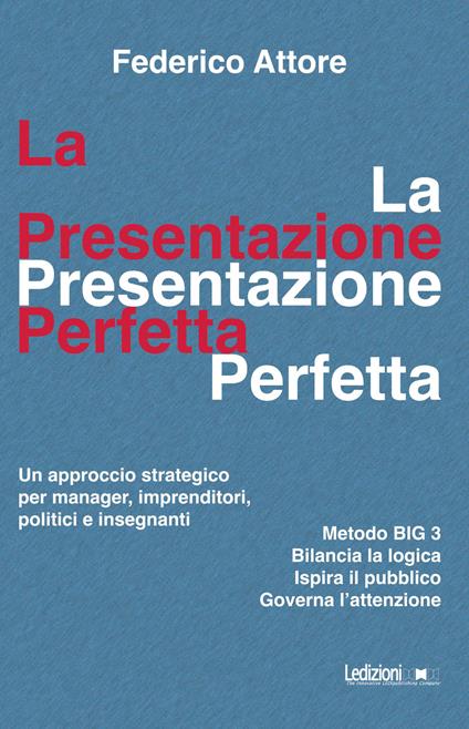 La presentazione perfetta. Un approccio strategico per manager, imprenditori, politici e insegnanti - Federico Attore - copertina