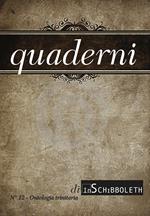 Quaderni di Inschibboleth (2019). Nuova ediz.. Vol. 12: Ontologia trinitaria