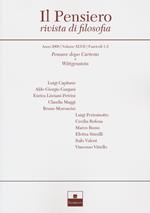 Il pensiero. Rivista di filosofia (2008). Vol. 47: Pensare dopo Cartesio-Wittgenstein