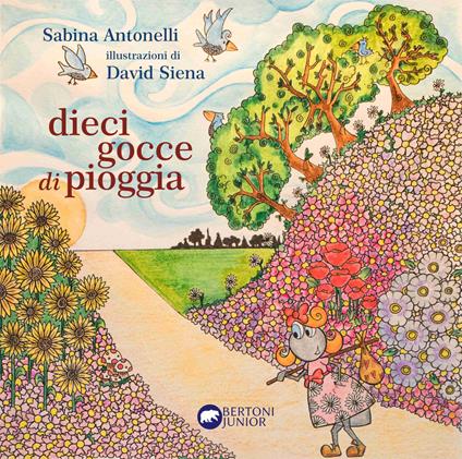 Dieci gocce di pioggia - Sabina Antonelli - copertina