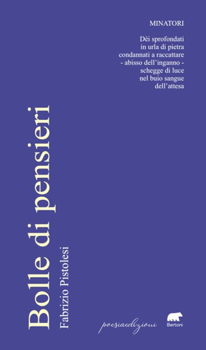 Bolle di pensieri - Fabrizio Pistolesi - copertina