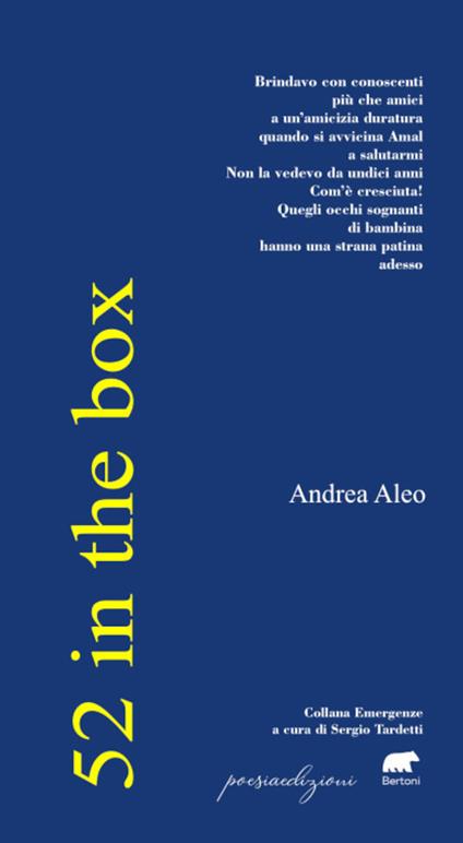 52 in the box - Andrea Aleo - copertina