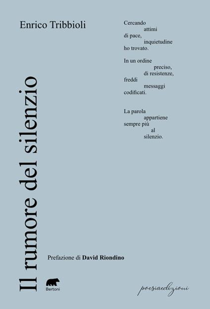 Il rumore del silenzio - Enrico Tribbioli - copertina