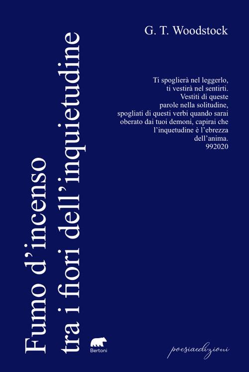 Fumo d’incenso tra i fiori dell’inquietudine - Gabriele Tocchini - copertina