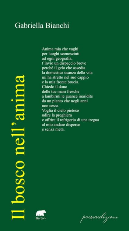 Il bosco nell’anima - Gabriella Bianchi - copertina
