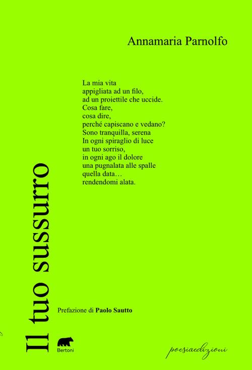 Il tuo sussurro - Annamaria Parnolfo - copertina