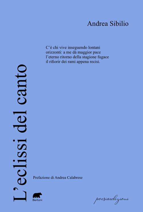 L'eclissi del canto - Andrea Sibilio - copertina