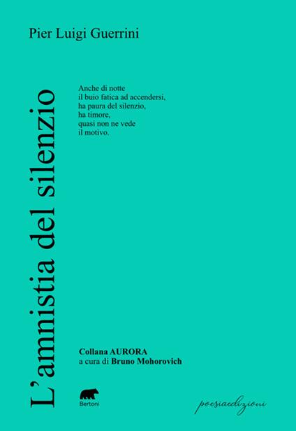 L'amnistia del silenzio - Pier Luigi Guerrini - copertina