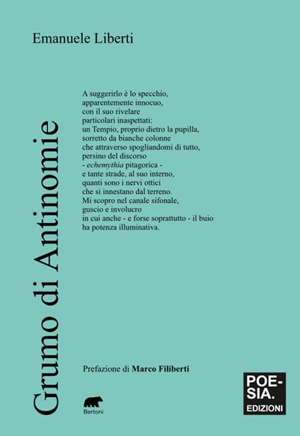 Grumo di antinomie - Emanuele Liberti - copertina