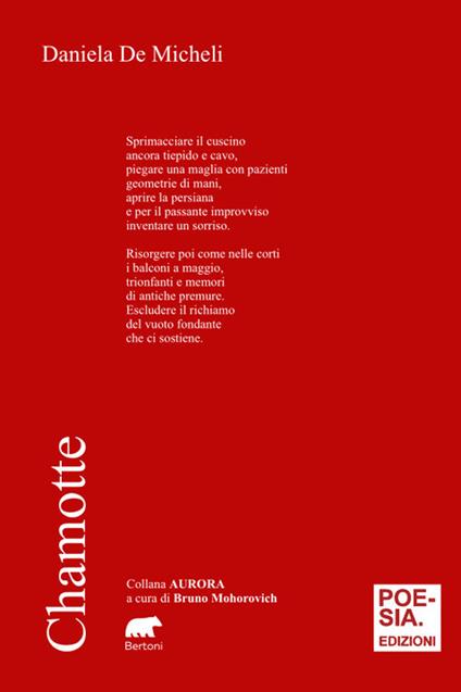 Chamotte - Daniela De Micheli - copertina