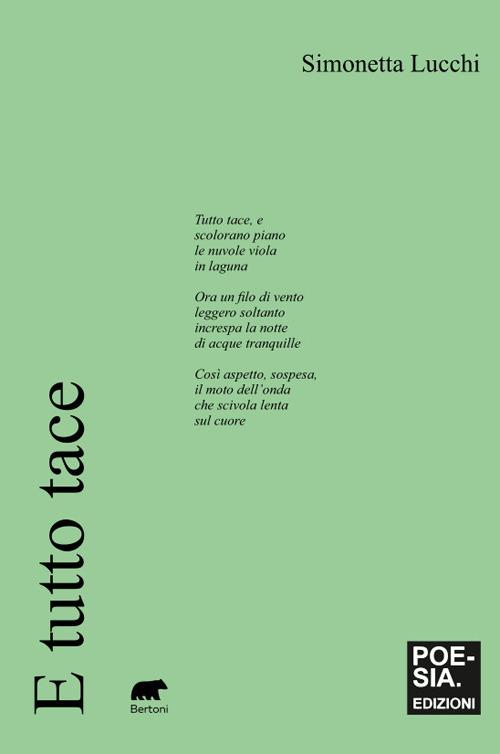 E tutto tace - Simonetta Lucchi - copertina