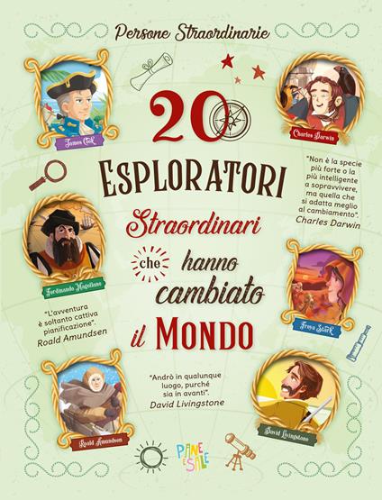 20 esploratori straordinari che hanno cambiato il mondo - Gabriella Santini - copertina