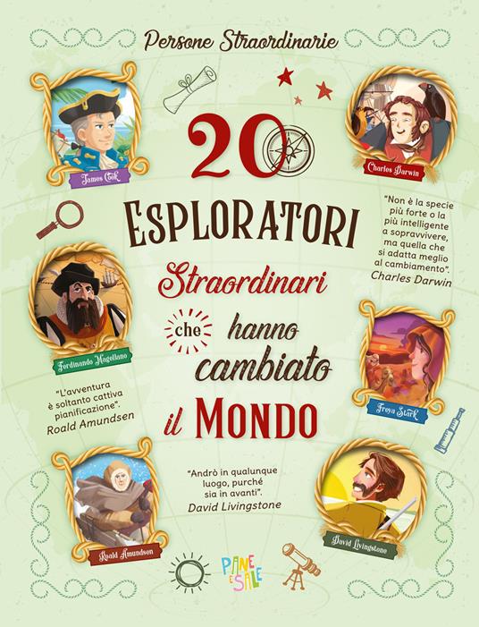 20 esploratori straordinari che hanno cambiato il mondo - Gabriella Santini - copertina