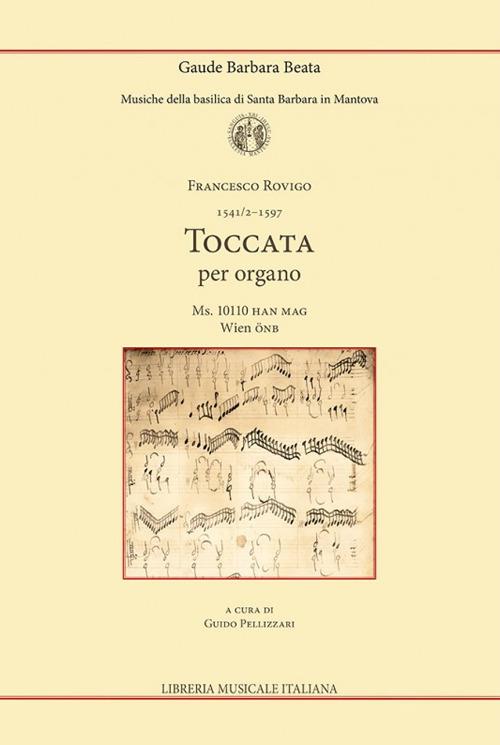 Toccata per organo. Ms. 10110 HAN MAG Wien ÖNB - Francesco Rovigo - copertina