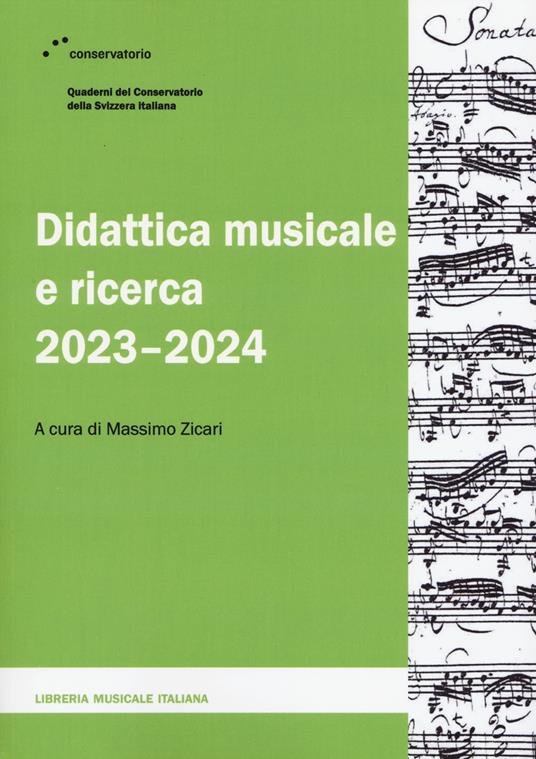 Didattica musicale e ricerca 2023-2024 - copertina